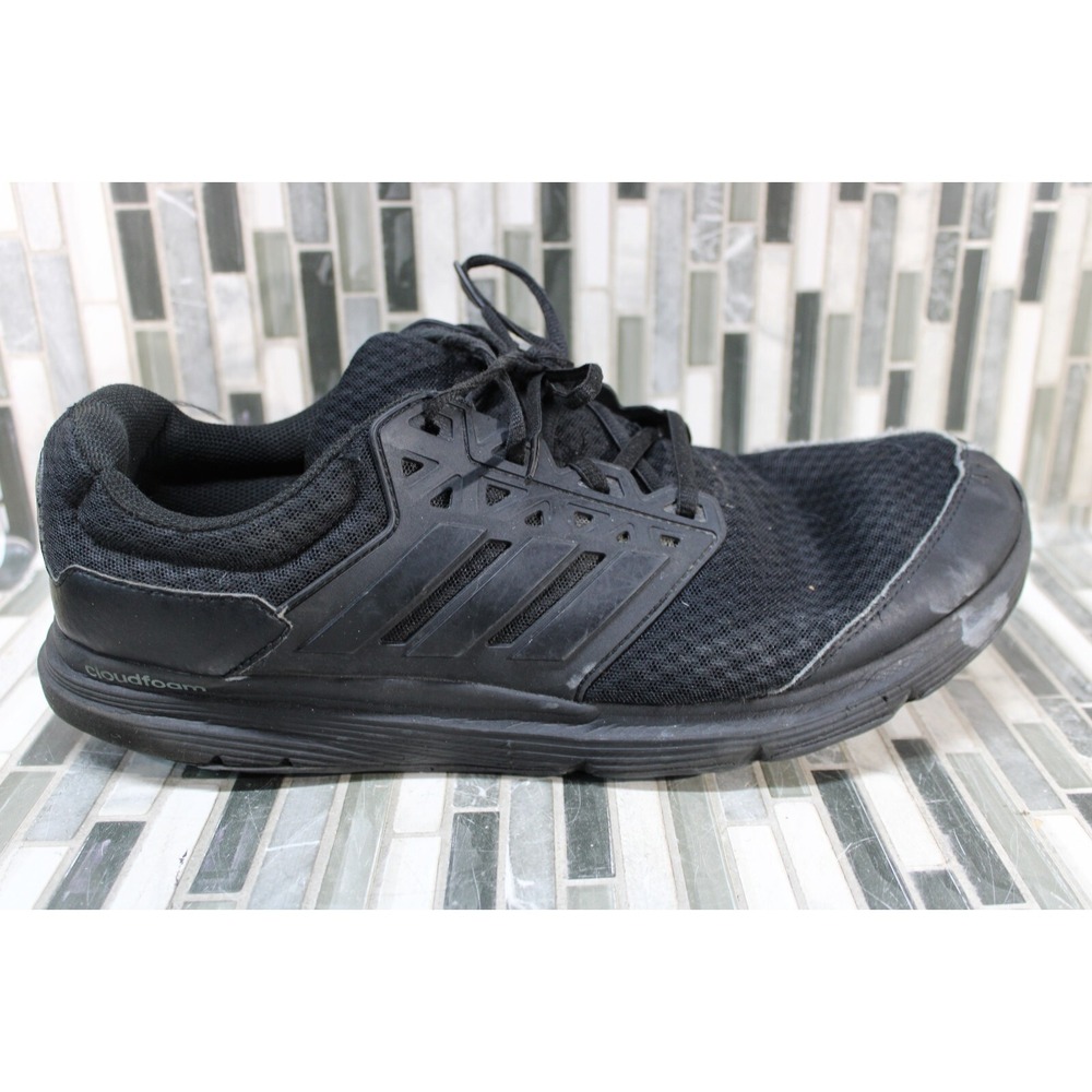 Adidas Mens Galaxy 3 CQ1860 Black Running Shoes Sneakers Size 13